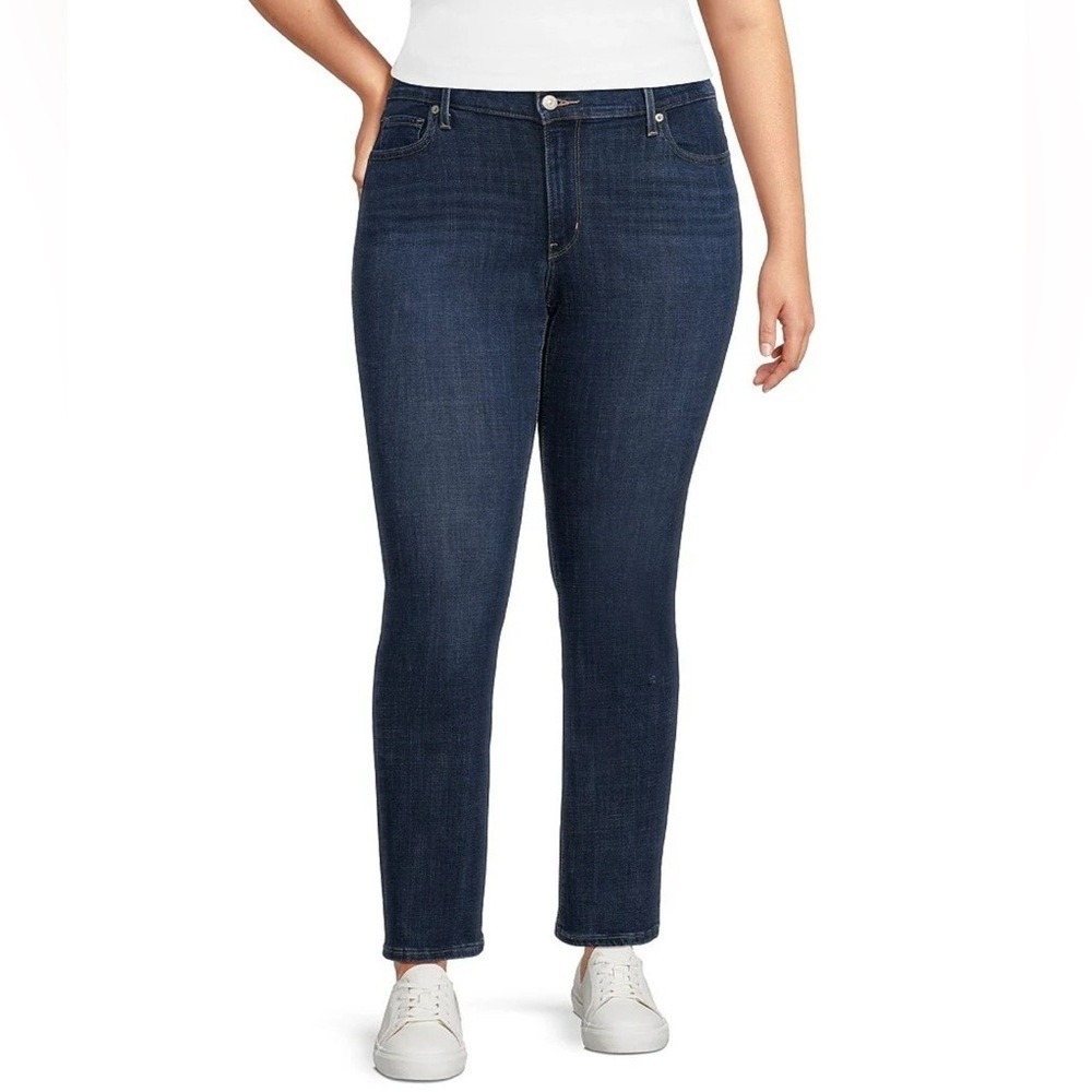 Levi's 414 Relaxed Straight Jeans‎ Women's Size 32 Medium Wash Rustic Woodland